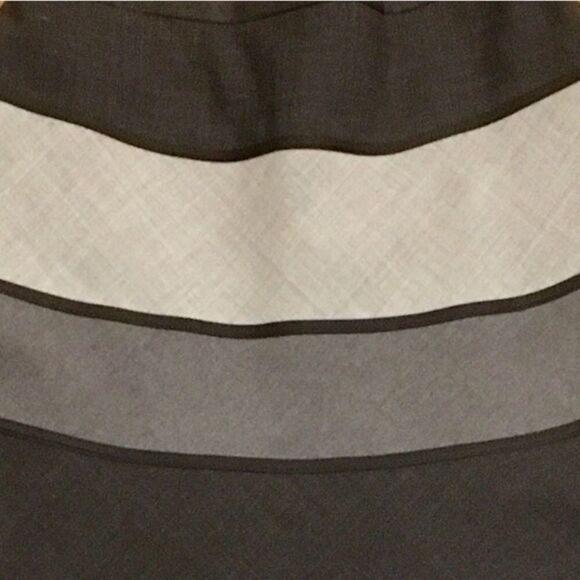 BCBG Women’s Tiered Color Block Monochromatic Spliced Color-Block Skirt Sz 6 - Picture 8 of 14